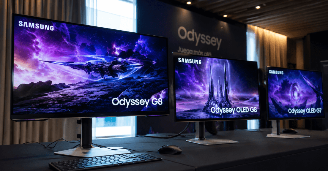 Samsung responde a la presión del mercado con monitores Odyssey de hasta 6K, OLED y 330 Hz