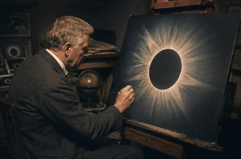 Howard Russell Butler, el artista que transformó los eclipses solares en obras de ciencia Howard Russell Butler, el artista que transformó los eclipses solares en obras de ciencia